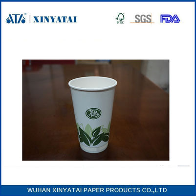 China Eco-friendly Recyclable Paper Cups 16oz  Double Wall Paper Coffee Cups for Hot Drink supplier