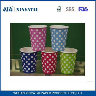 China Single PE Coating Custom Paper Coffee Cups 4oz Disposable Drinking Cups supplier