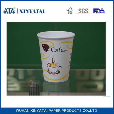 China Disposable Paper Beverage Cups 10oz Custom Logo Printing Eco - Friendly supplier