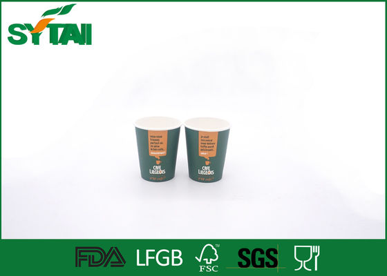 China Eco - Friendly Single Wall Paper Cups Recycled For Water , Coffee , Beverage supplier