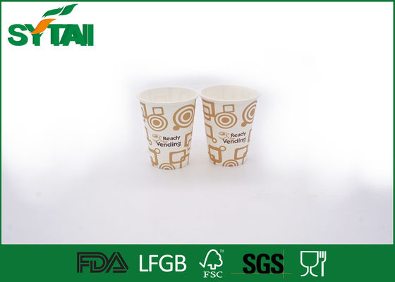 China Double Wall Disposable Coffee Cups With Lids / Printed Paper Cups Logo Customsized supplier