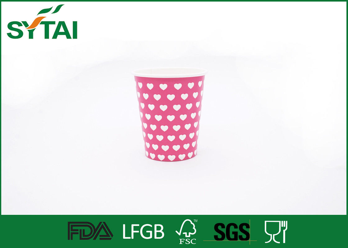Peach Various Size Hot Drink Paper Cups Coffee To Go Pink Color Paper Cups Coffee To Go Pink Color