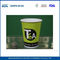 Logo Printed Paper Coffee Cups for Hot Drink Coffee or Tea 6oz , Paper Espresso Cups supplier