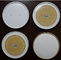Dome  or Flat Custom Coffee Cup Lids for Paper Cups , PET / PS / Paper Material supplier