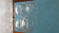 Dome Round Clear Ice Cream Paper Cup Lids with Center Hole , PET PS Paper Lids for Cup supplier