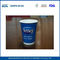 Recycled Disposable Double Wall Hot Coffee Paper Cups with Logo Printing supplier