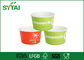 Printing ice cream cups paper Personalized Cold Food disposable ice cream containers supplier