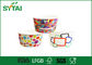 Offset Printing Paper Ice Cream Cups / Cold Beverage disposable ice cream cups with lids supplier