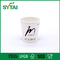 Flexo printed Half Black And Half White Creative Paper Cup , Disposable For Hot Drink supplier