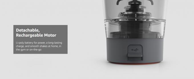 Rechargeable Shaker Bottle Powerful for Smooth Protein Shakes 20oz Cup BPA Free Battery Powered 6