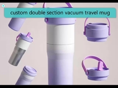 custom double section mug