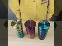 Screw On 304 Coffee Vacuum Insulated Cups 400ml Leak Proof