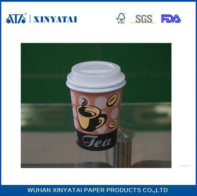China 22oz Custom Impermeable Disposable Cold Drink Paper Cups with Lids for Coffee Shop supplier