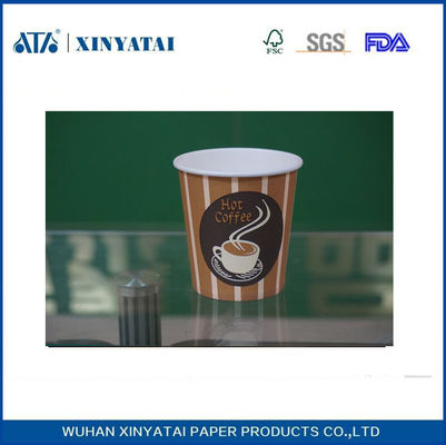 China Custom Disposable Hot Drink Paper Cups / Insulated Recyclable single Wall Paper Cup supplier