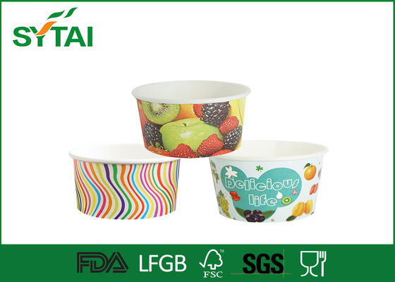 China 4 Oz Food Grade Ink Paper Ice Cream Cups Flexo Printing friendly supplier