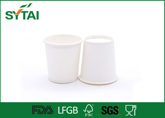 China White Tea / Yogurt / Coffee Test Cups For Supermarket , Disposable And Recycled supplier