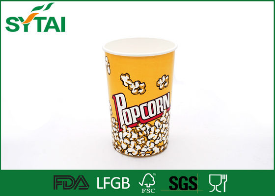 China 24-170oz Disposible Recycled Paper Popcorn Buckets With Customized Printing supplier