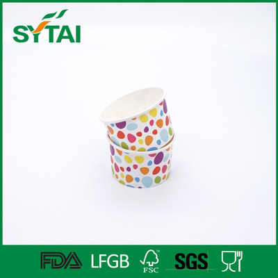 China 3-32oz Disposable Ice Cream Cups With Lids , Custom Printed Ice Cream Cups ISCO9001 supplier
