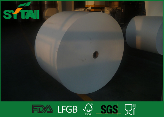 China White Custom Printed Paper Roll With Offset / Flexo Printing For Paper Cup , LFGB Listed supplier