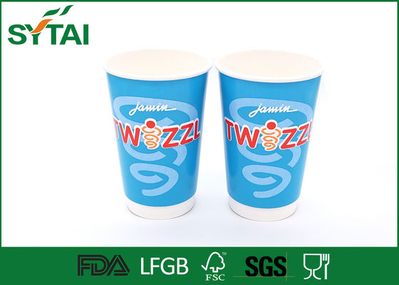 China Insulated Compostable Biodegradable Paper Coffee Cups With Pe Coating supplier