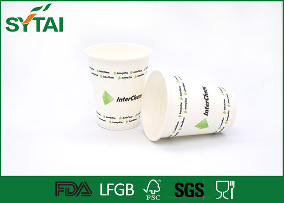 China Logo custom disposable coffee cups Certificates FSC / SGS / FDA / LFGB supplier