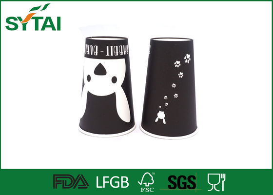 China Take Out Single Wall Paper Cups With Flexo / Offset Printing , Disposable Drinking Cups supplier