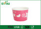 Custom Print Ice Cream Paper Cups Disposable Salad Bowl With Lids supplier