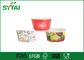 ONT TIME USE Paper Ice Cream Cups With Lids / ice cream storage container paper supplier