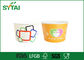 20oz Single / Double Pe Coated ice cream paper containers For Cold Food supplier