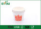 Food Grade Healthy White Paper Soup Bowl , Disposable Noodles Container supplier