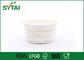 FDA / SGS / ISO9001 Recycled Salad Paper Bowl For Fresh Fruit And Vegetables supplier