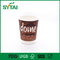 Disposable Double Wall Paper Cups for coffee / tea , Eco - friendly Paper Cup supplier