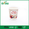 Wood Pulp Paper disposable hot drink cups , insulated paper coffee cups 7 colors supplier