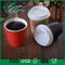 Creative Embossing Logo Ripple Paper Cups , Hot Disposable Coffee Cups Customized design supplier