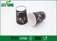 Custom Printed Disposable Coffee Cups 7 Colors For Hot Drink , Food Grade Paper supplier