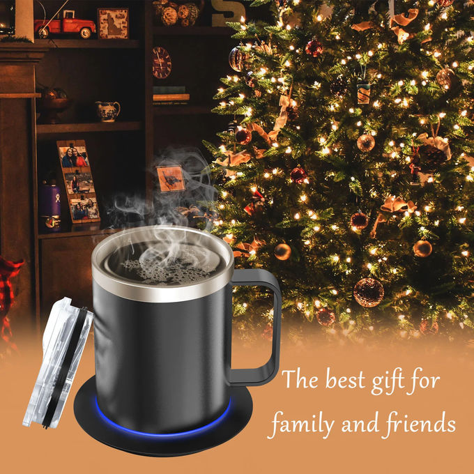 Thermostatic Temperature Control Self Heating Ceramic Mug 55 Degree 6
