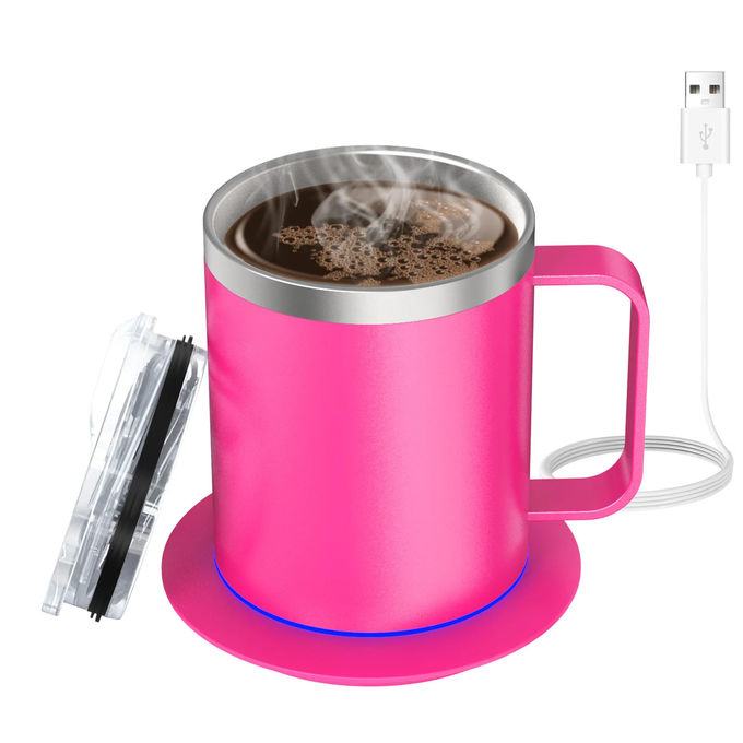 Thermostatic Temperature Control Self Heating Ceramic Mug 55 Degree 3