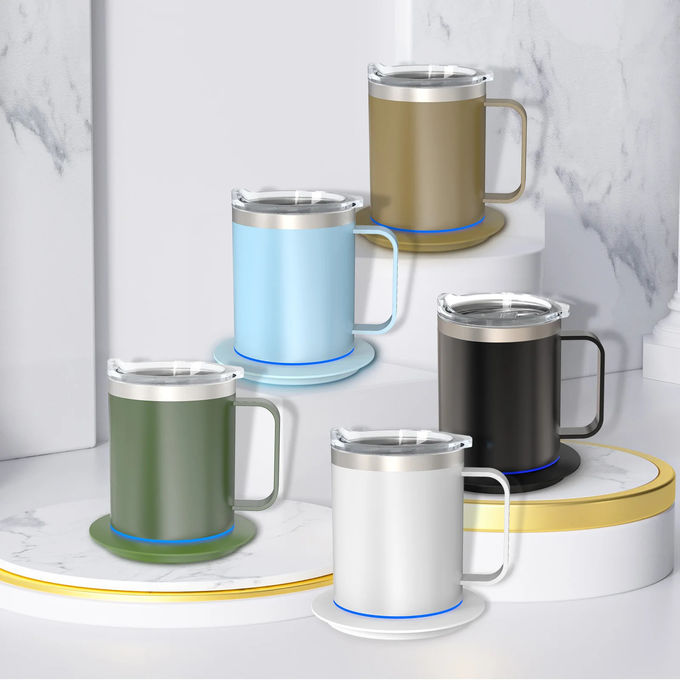 Thermostatic Temperature Control Self Heating Ceramic Mug 55 Degree 2