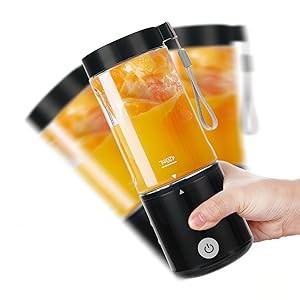 Braising Cups USB Rechargeable Mini Blender with Six Blades Perfect for Baby Food Travel and Gym 12