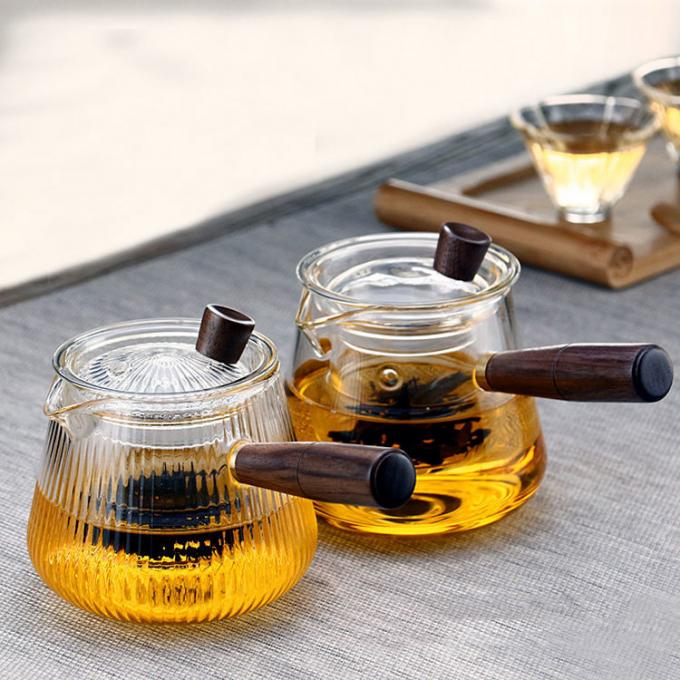 1000ml Glass Teapot with Removable Infuser, Stovetop Safe Tea Kettle, Blooming and Loose Leaf Tea Maker Set 0
