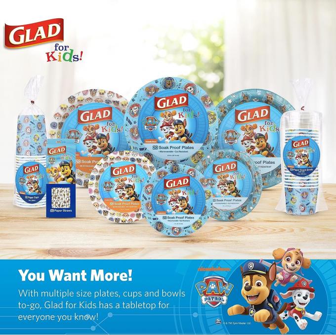 Glad for Kids Paw Patrol Paper Cups Disposable Paper Cups with Paw Patrol Design for Kids Heavy Duty Disposable Paper C 5
