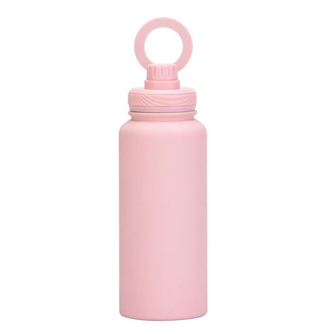 2024 New Magnetic Insulation Cup Mobile Phone Holder Water Cup Large Capacity 1L Large Mouth Stainless Steel Sports Wate 12
