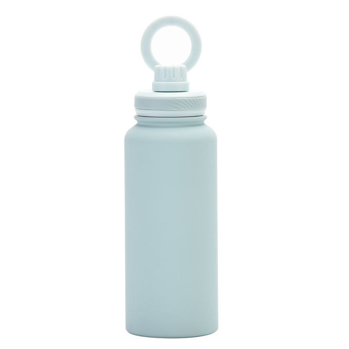 2024 New Magnetic Insulation Cup Mobile Phone Holder Water Cup Large Capacity 1L Large Mouth Stainless Steel Sports Wate 11