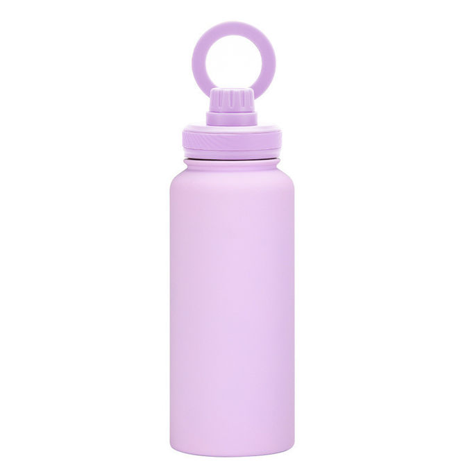 2024 New Magnetic Insulation Cup Mobile Phone Holder Water Cup Large Capacity 1L Large Mouth Stainless Steel Sports Wate 8